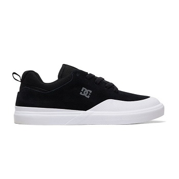 DC Infinite S Suede Cierne / Biele - Panske Skate Topanky